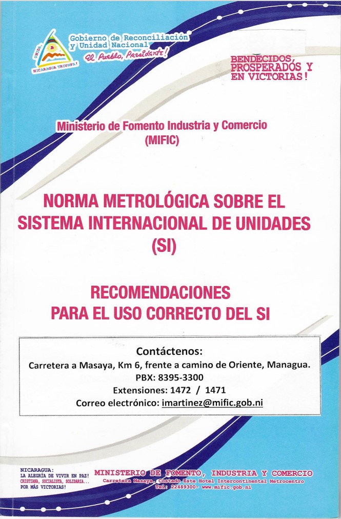 Norma Metrológicas sobre el Sistema Internacional de Unidades